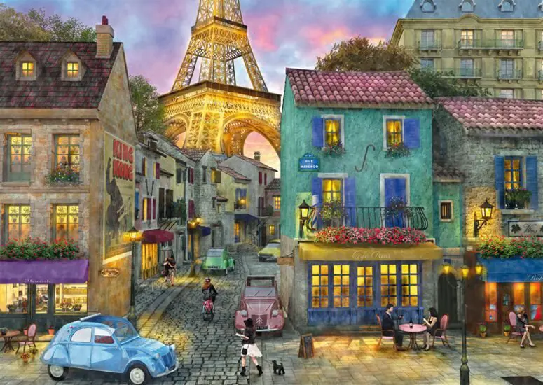 Puzzle Die Straßen von Paris