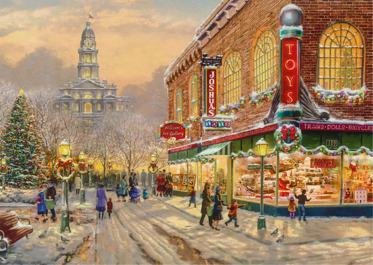 Puzzle Thomas Kinkade: A Christmas Wish