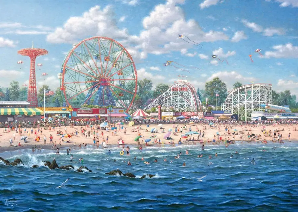 Puzzle Thomas Kinkade: Coney Island