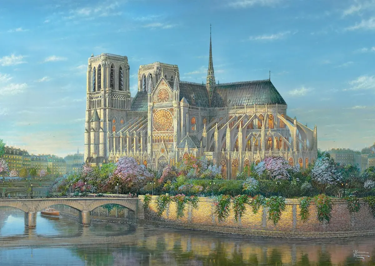 Puzzle Thomas Kinkade: Notre Dame