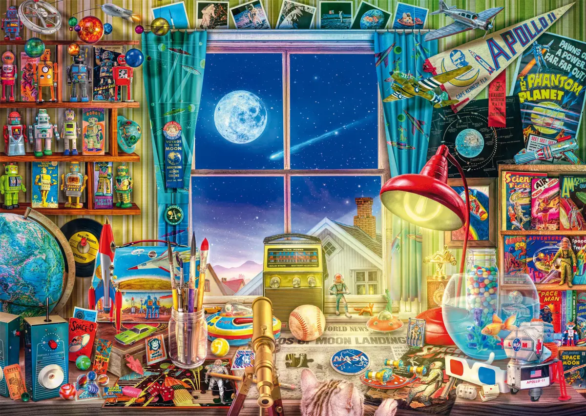 Puzzle To the moon