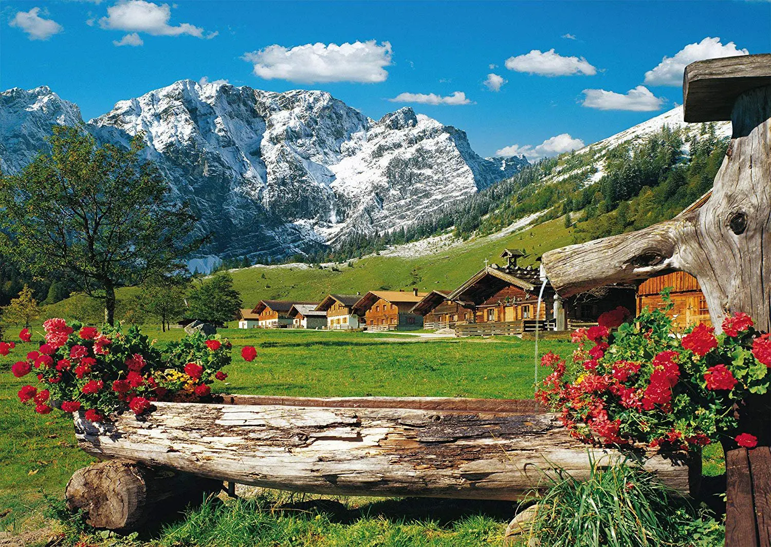 Puzzle View into the mountain idyll