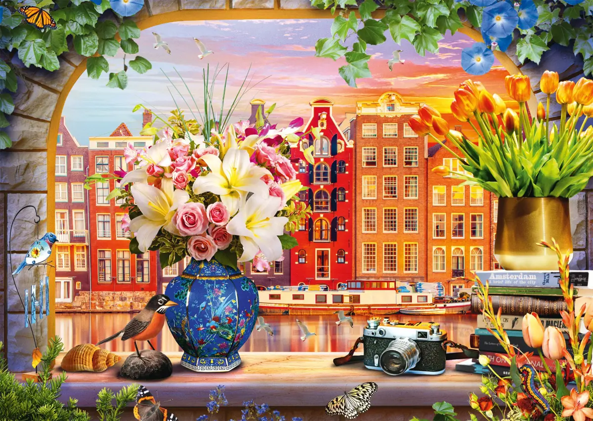 Puzzle Návštěva Amsterdamu