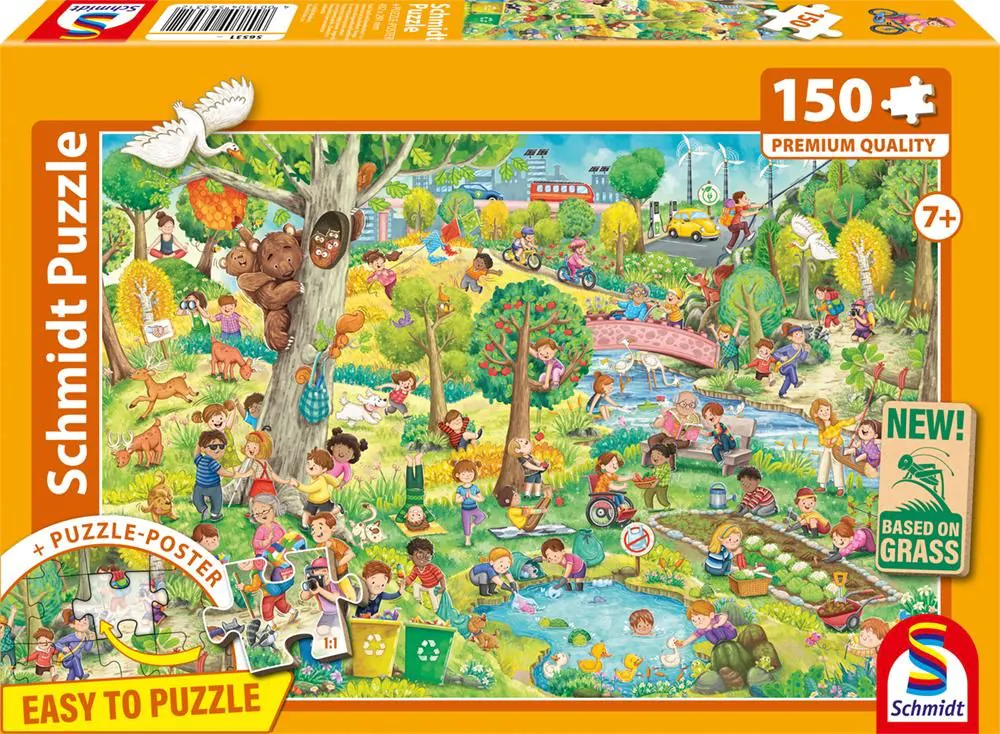 Puzzle Šťastná hra, šťastná planéta