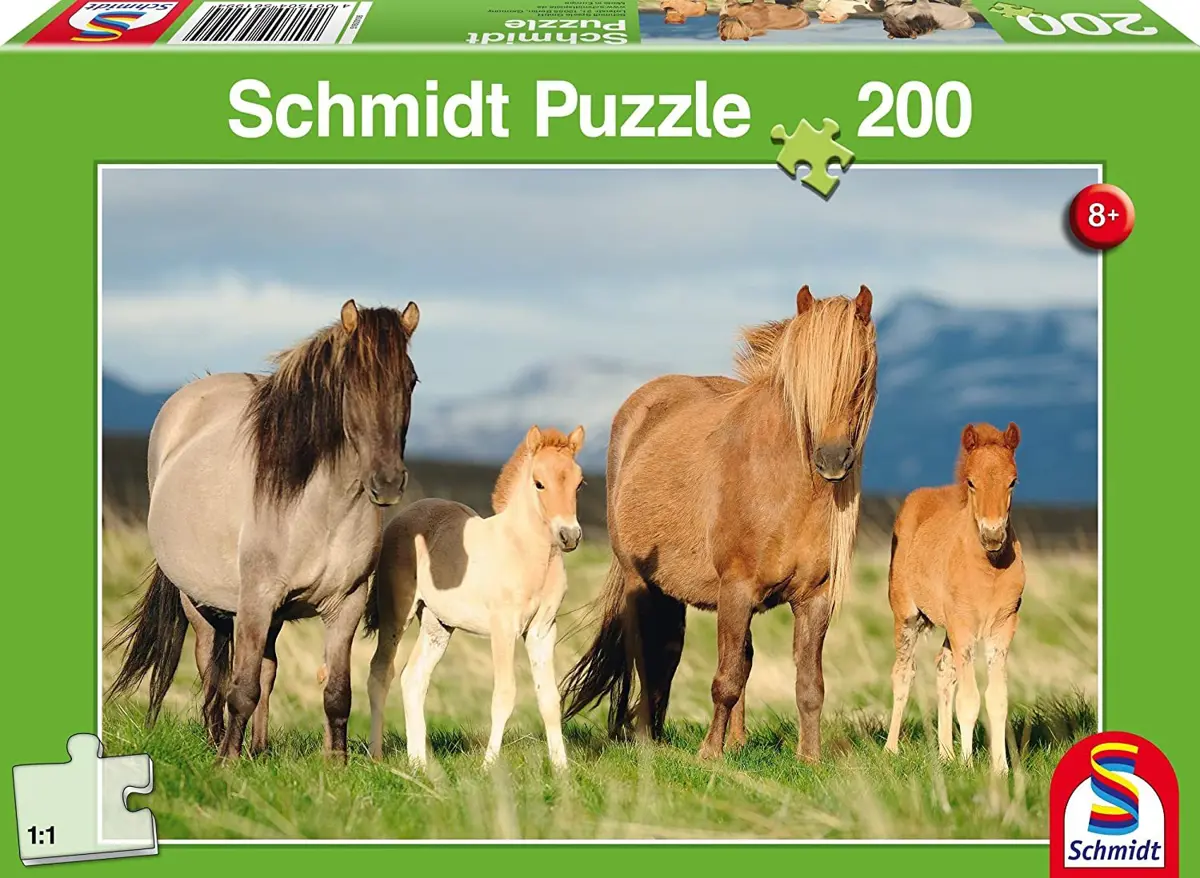 Puzzle Horse family 200