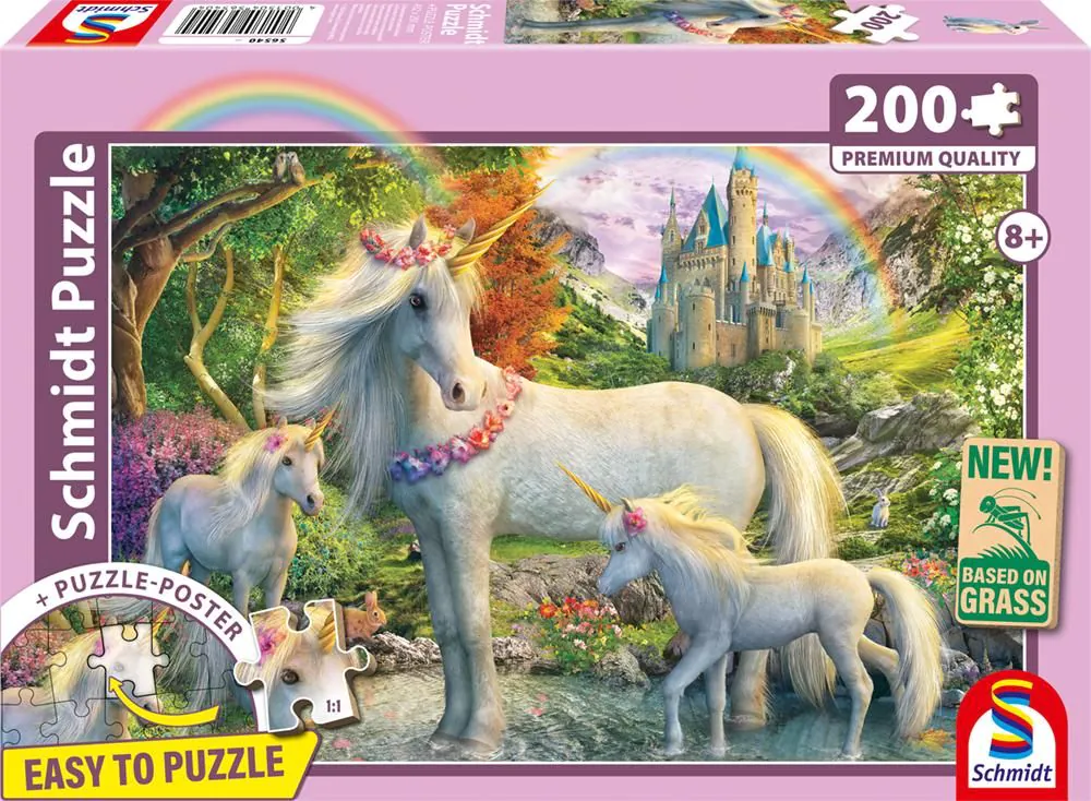 Puzzle Unicorn mare with two foals
