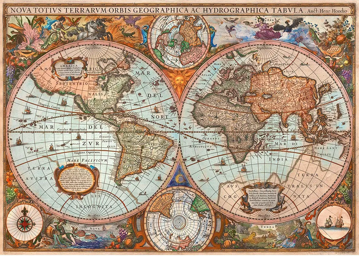 Puzzle Historical World Map