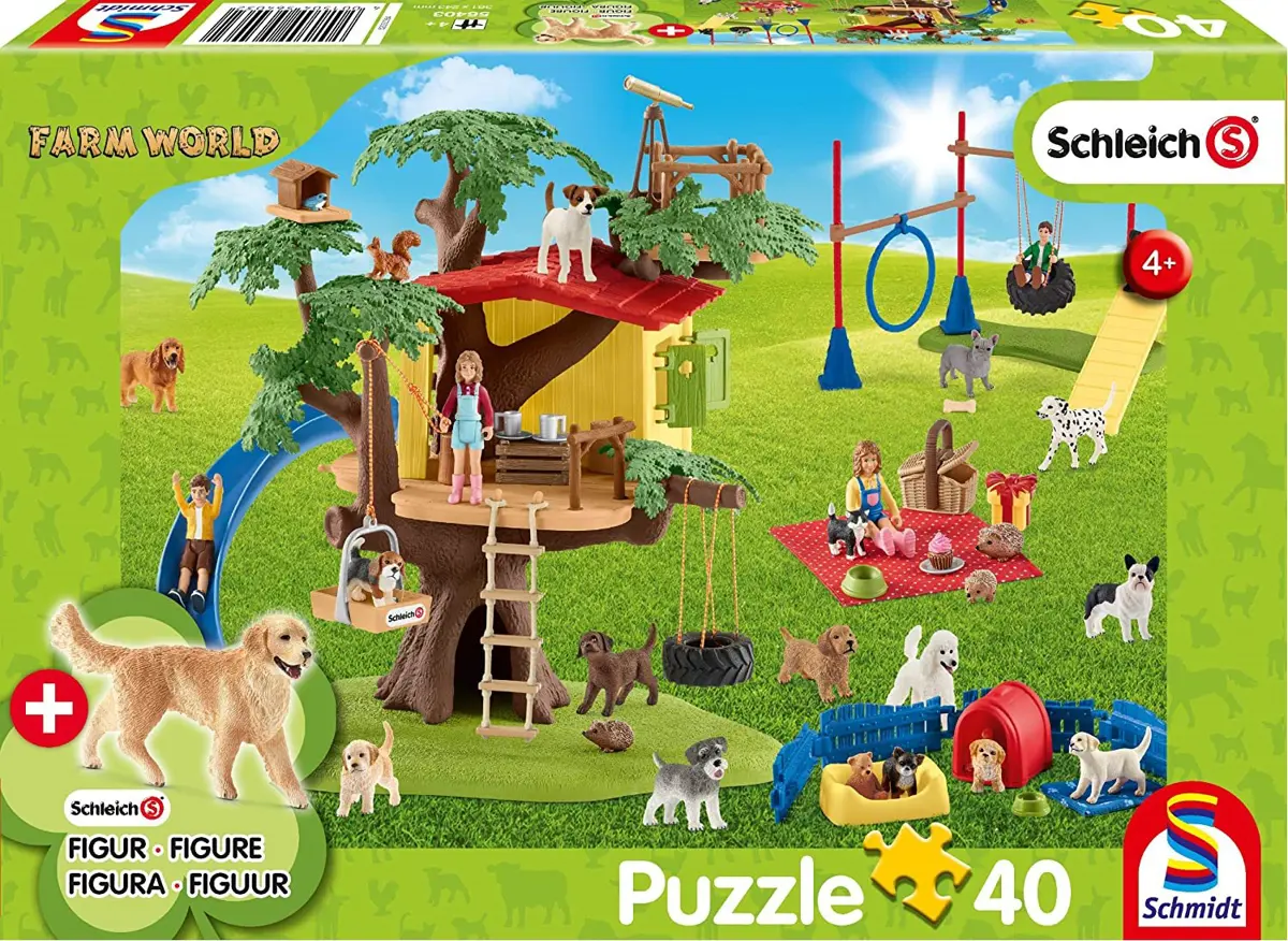 Puzzle Šťastné psy