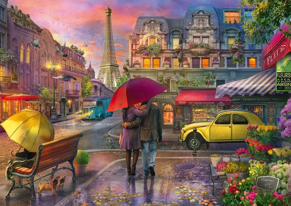 Puzzle Parisian charm in the rain