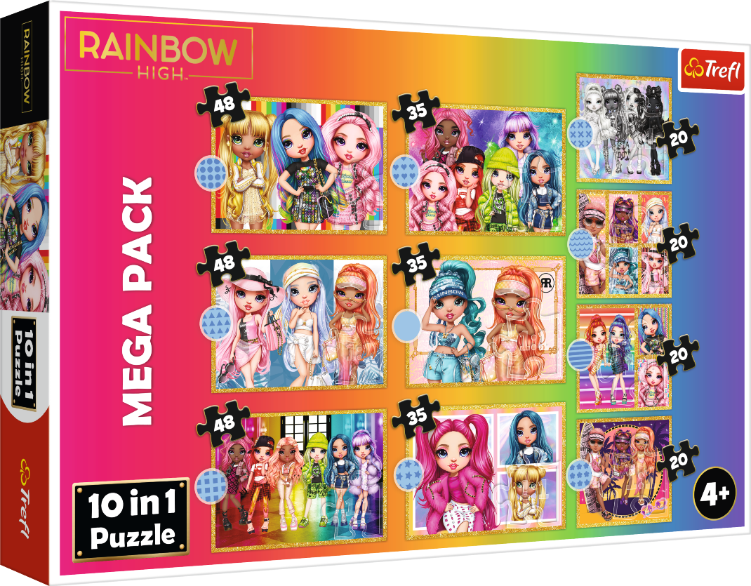 Puzzle 10v1 Rainbow High
