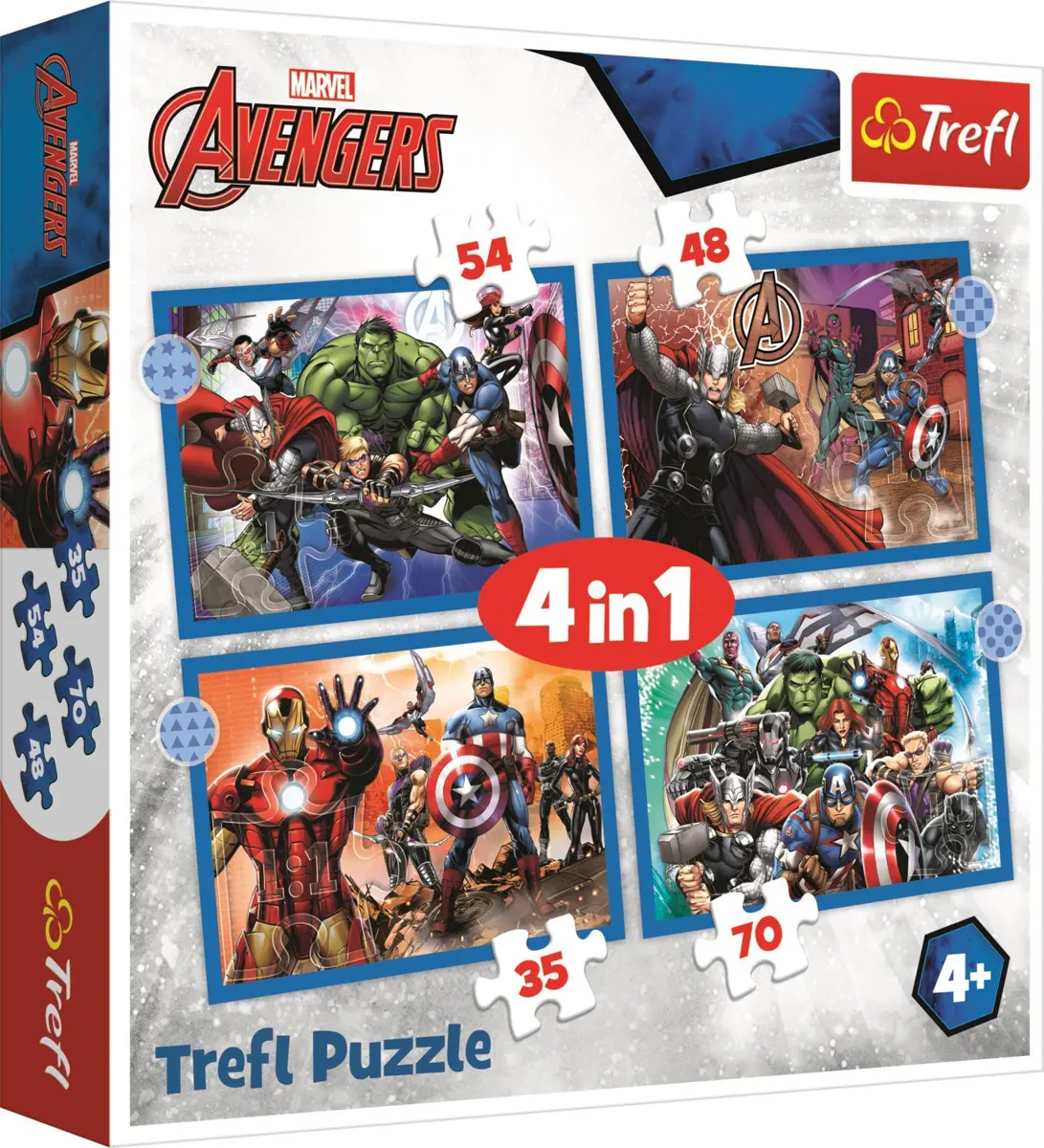 Puzzle 4v1 Hero Avengers