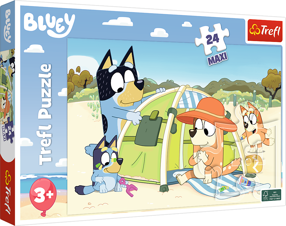 Puzzle Bluey's Great Day 24 maxi