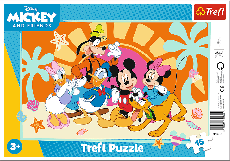Puzzle Zvedavý Mickey