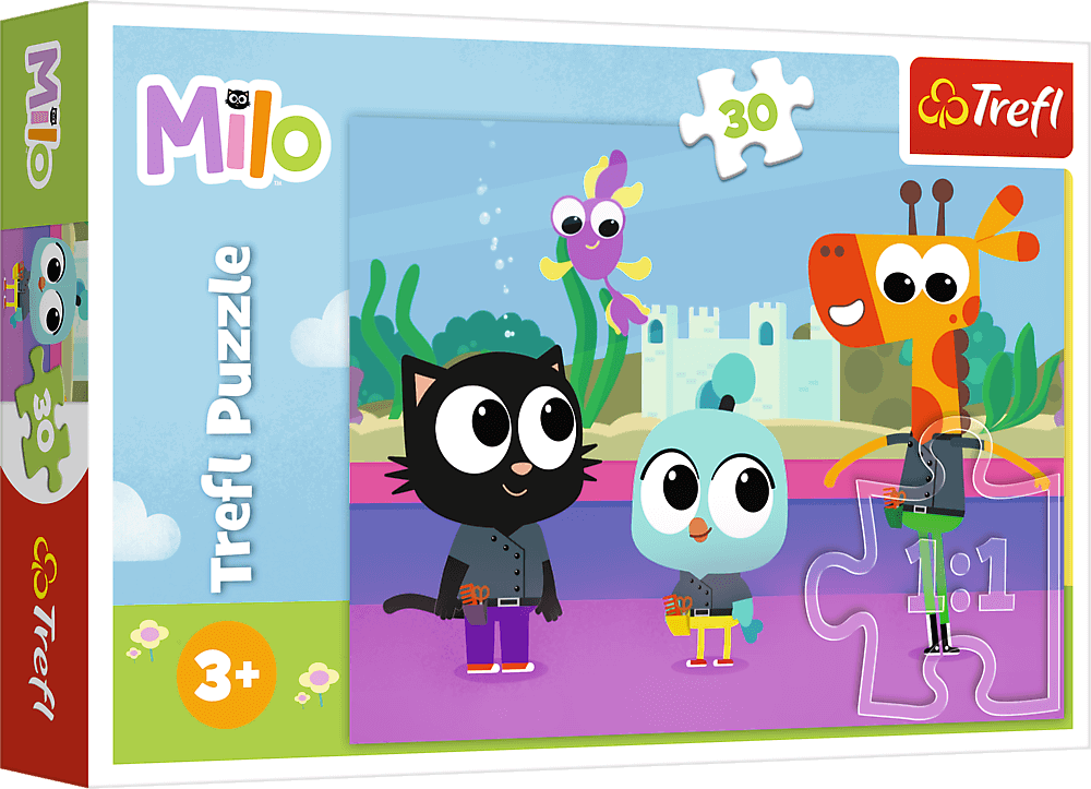 Puzzle Mačiatko Milo