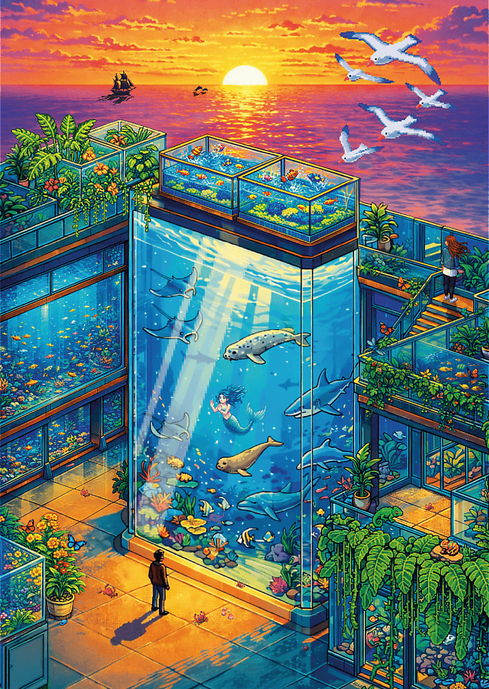 Puzzle Ein Blick in die Tiefe