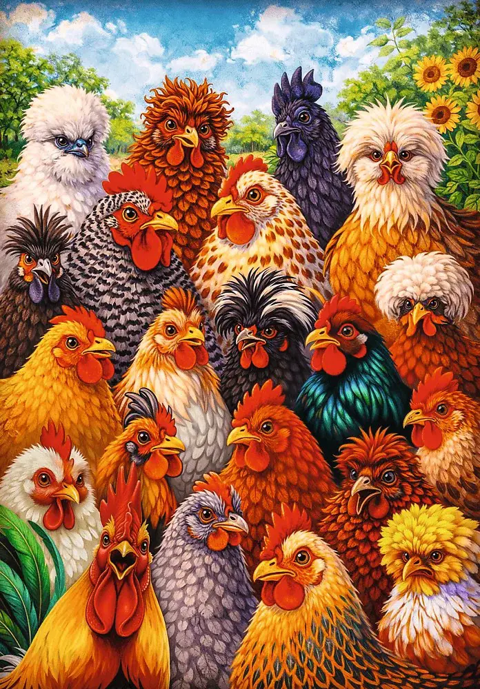 Puzzle Pollos