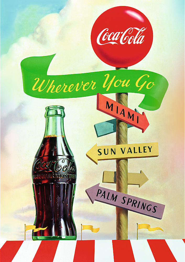 Puzzle Coca-Cola: Hvor end du går hen