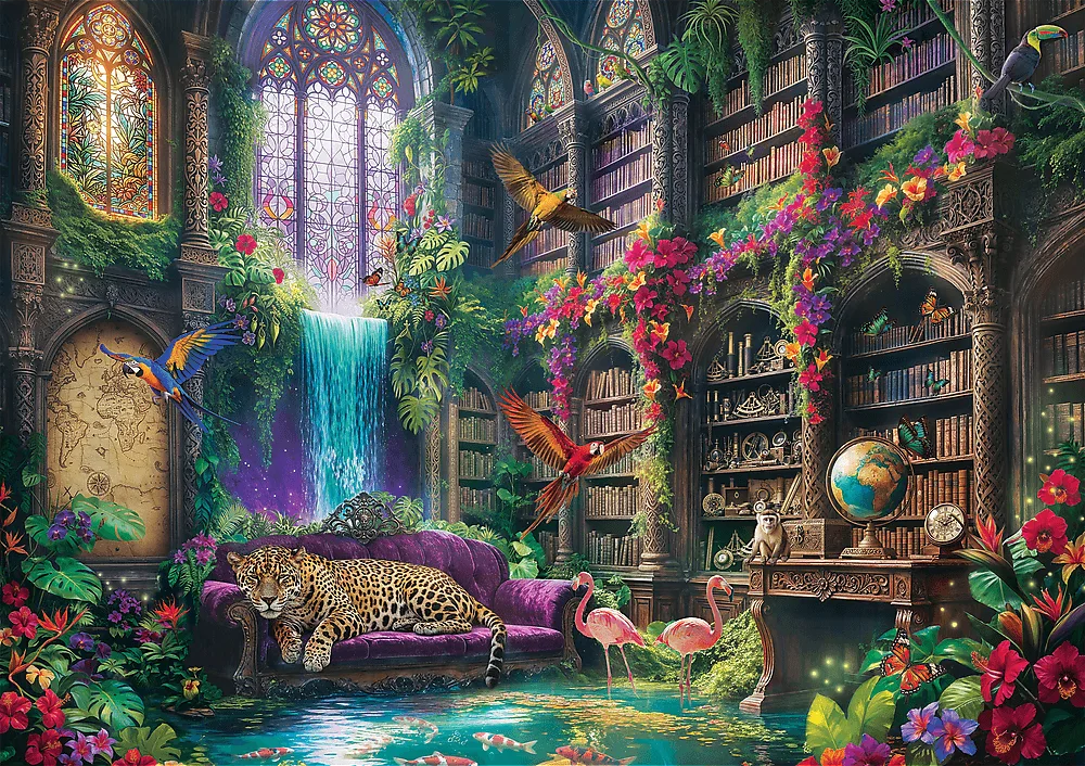 Puzzle Magická knižnica