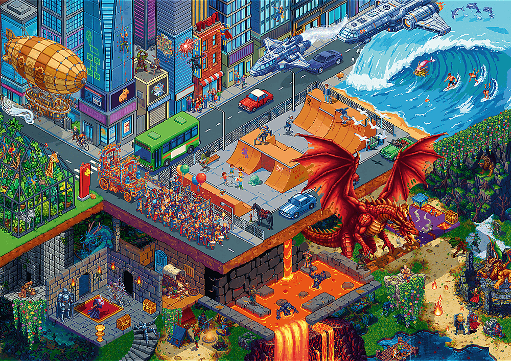 Puzzle Pixel City