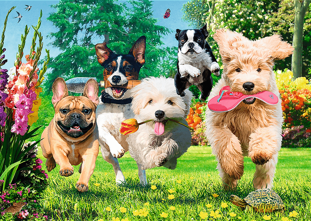 Puzzle Czas na herbatę Premium Plus: Nadchodzą kłopoty!