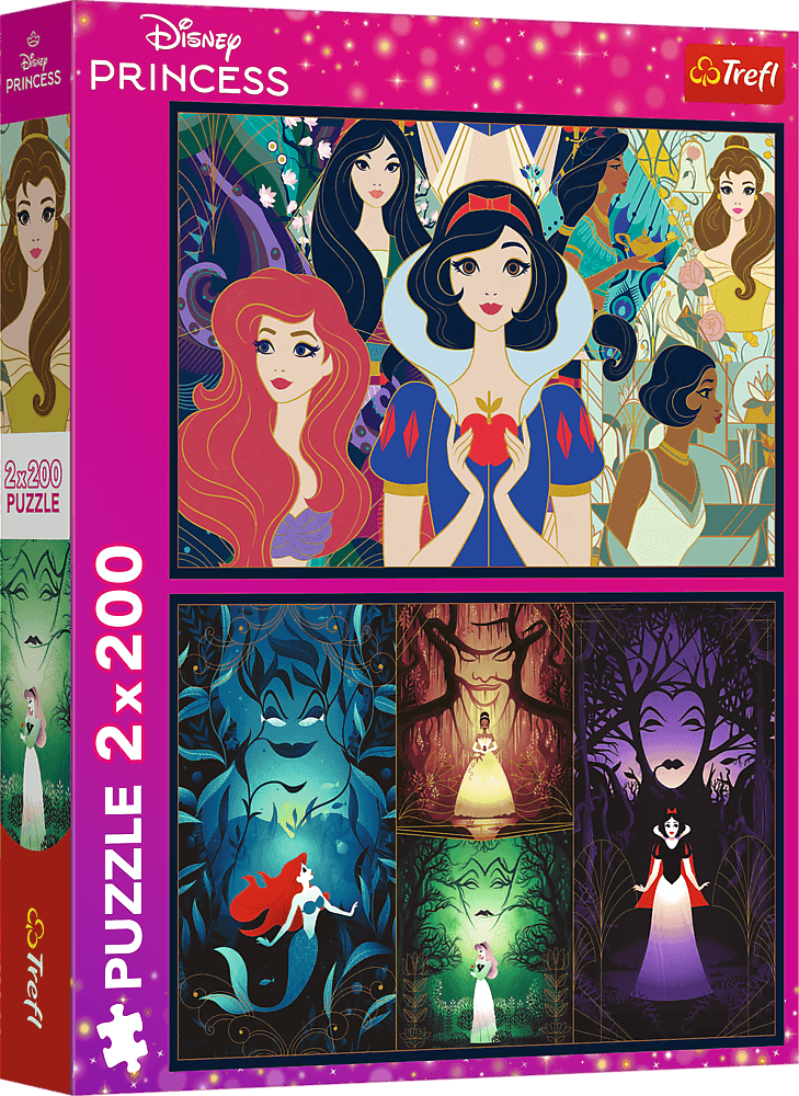 Puzzle 2x200 Očarljive princese