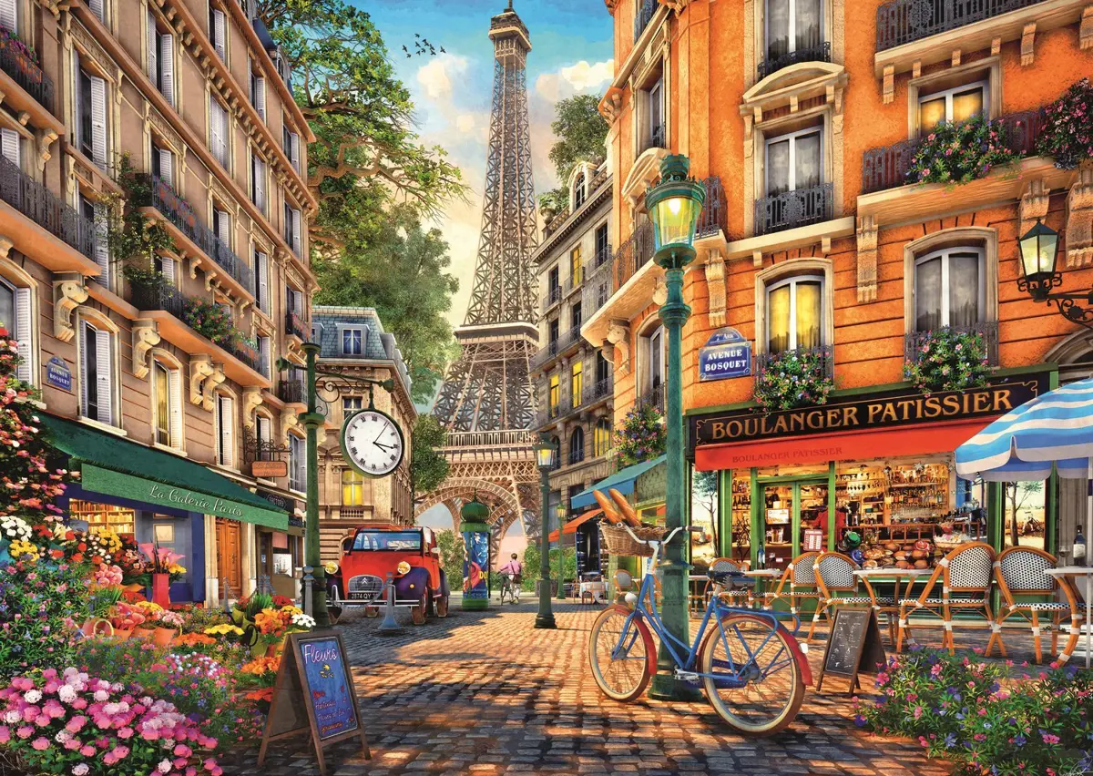 Puzzle Popoldan v Parizu