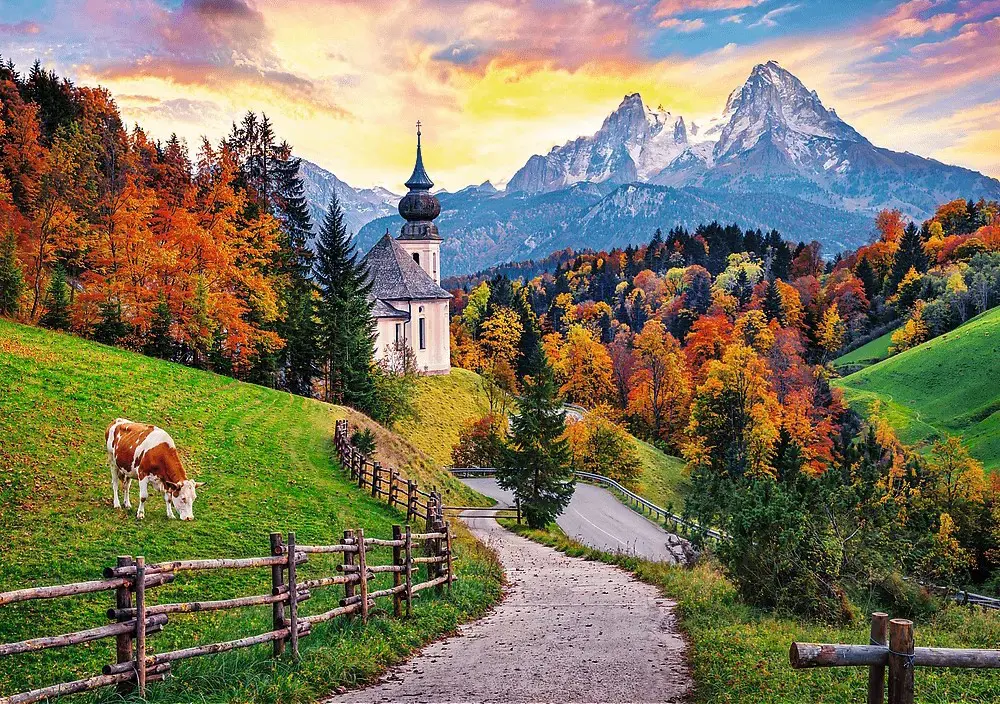 Puzzle Bavorské Alpy