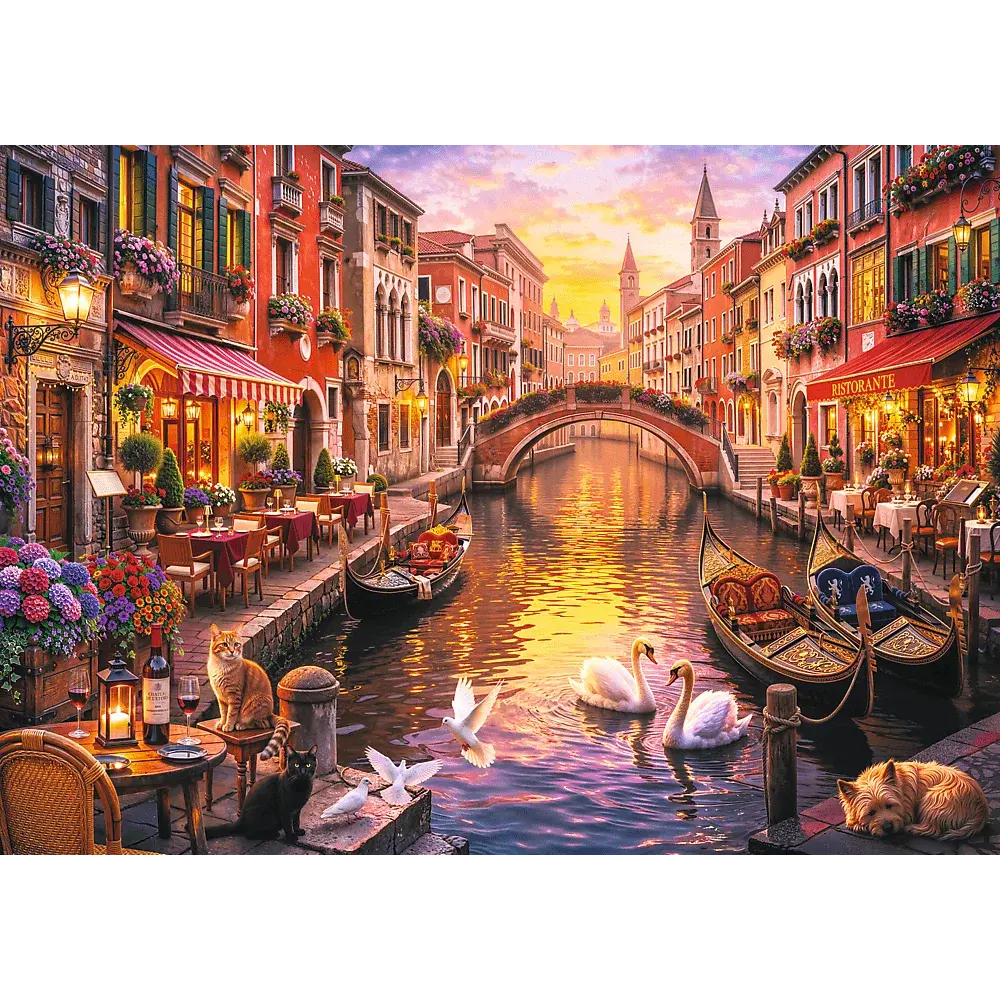 Puzzle Veneția romantică