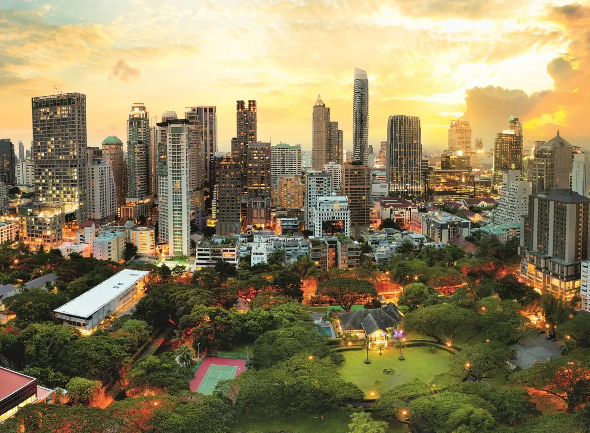 Puzzle Sun downer in Bangkok