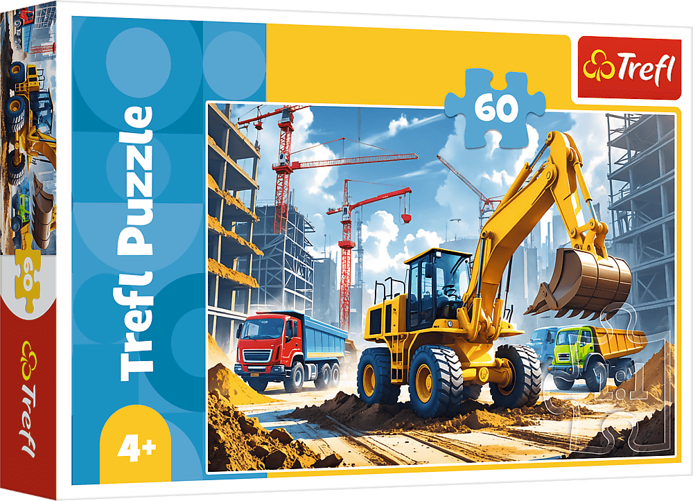 Puzzle Backhoe Loader Tractor