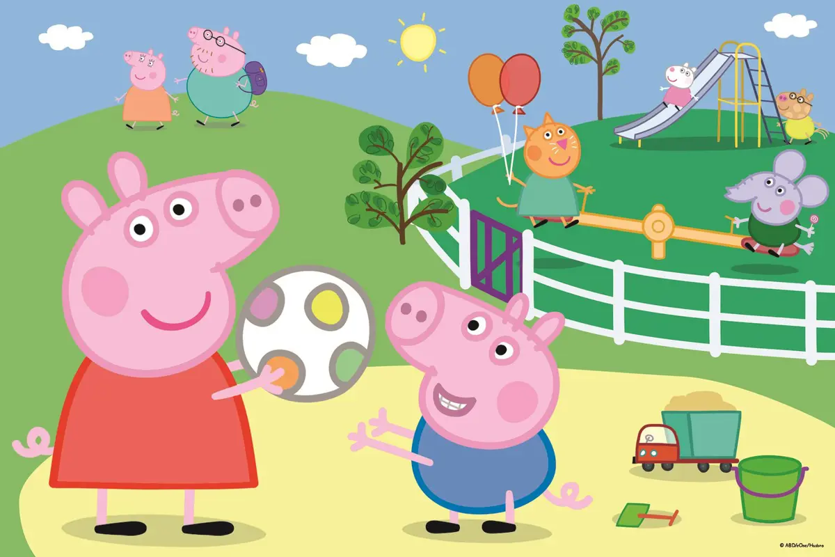 Puzzle Fun with Peppa Pig's friends