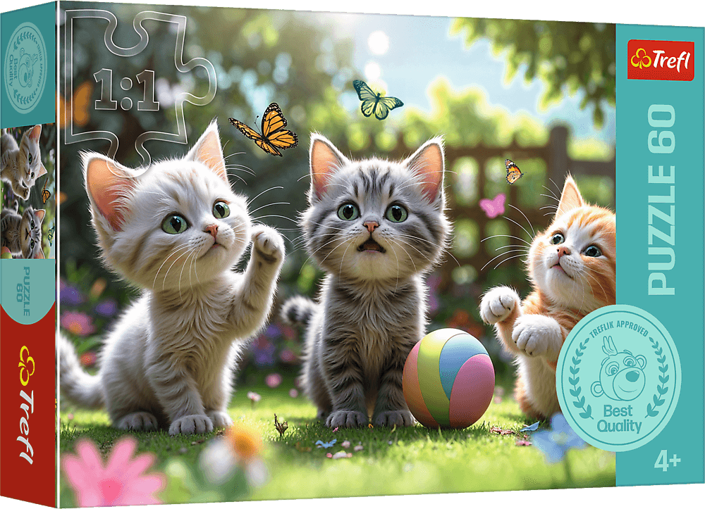 Puzzle Three Kittens
