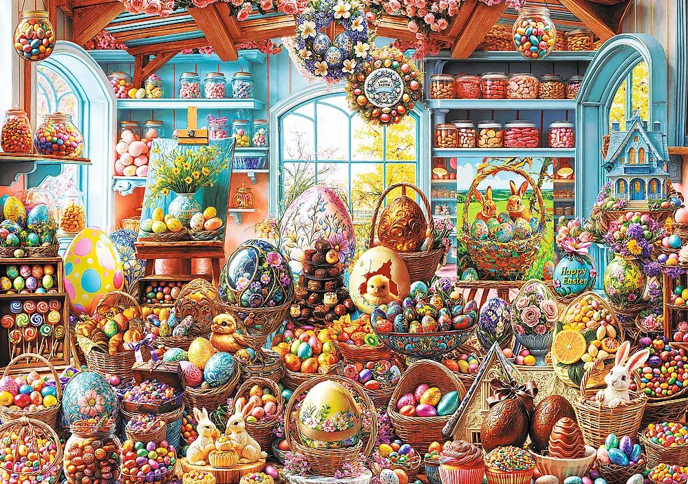 Puzzle Premium Plus: Spring Bloom - Easter Candy Shop
