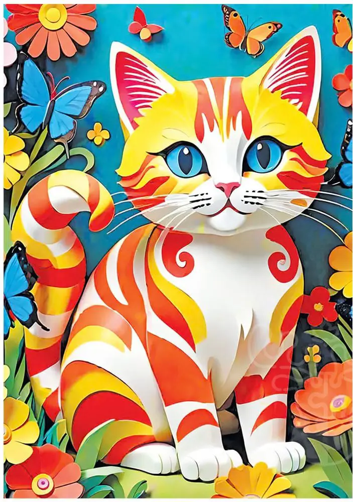 Puzzle Sladka mačka