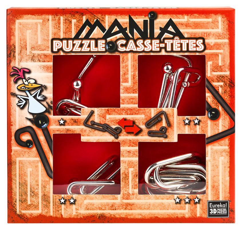 Puzzle Mania red 4 set