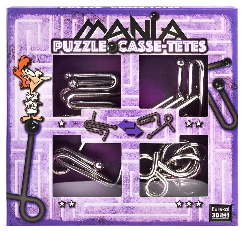 Puzzle Mania violet 4 set