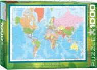 Puzzle Moderná mapa sveta