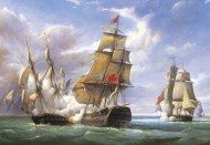 Puzzle Bitwa o francuskie fregaty
