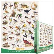 Puzzle Ptičje ptice i vrtovi