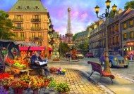 Puzzle Davidson: Život na ulici v Paríži