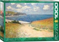 Puzzle Monet: estrada através do campo de cereais