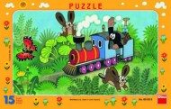 Puzzle Muldvarp og lokomotiv
