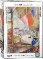 Puzzle Chagall: Pariz kroz prozor