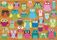 Puzzle Owl Collage