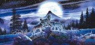 Puzzle Éjszakai farkasok a Holdfényben 