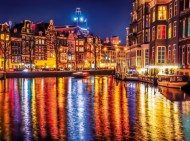 Puzzle Amsterdam om natten