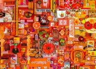 Puzzle Vaivorykštės kolekcija: oranžinė