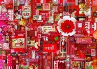 Puzzle Vaivorykštės kolekcija: raudona
