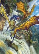 Puzzle Waterfall Dragons