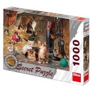Puzzle Kolekcia Secret: Mačky